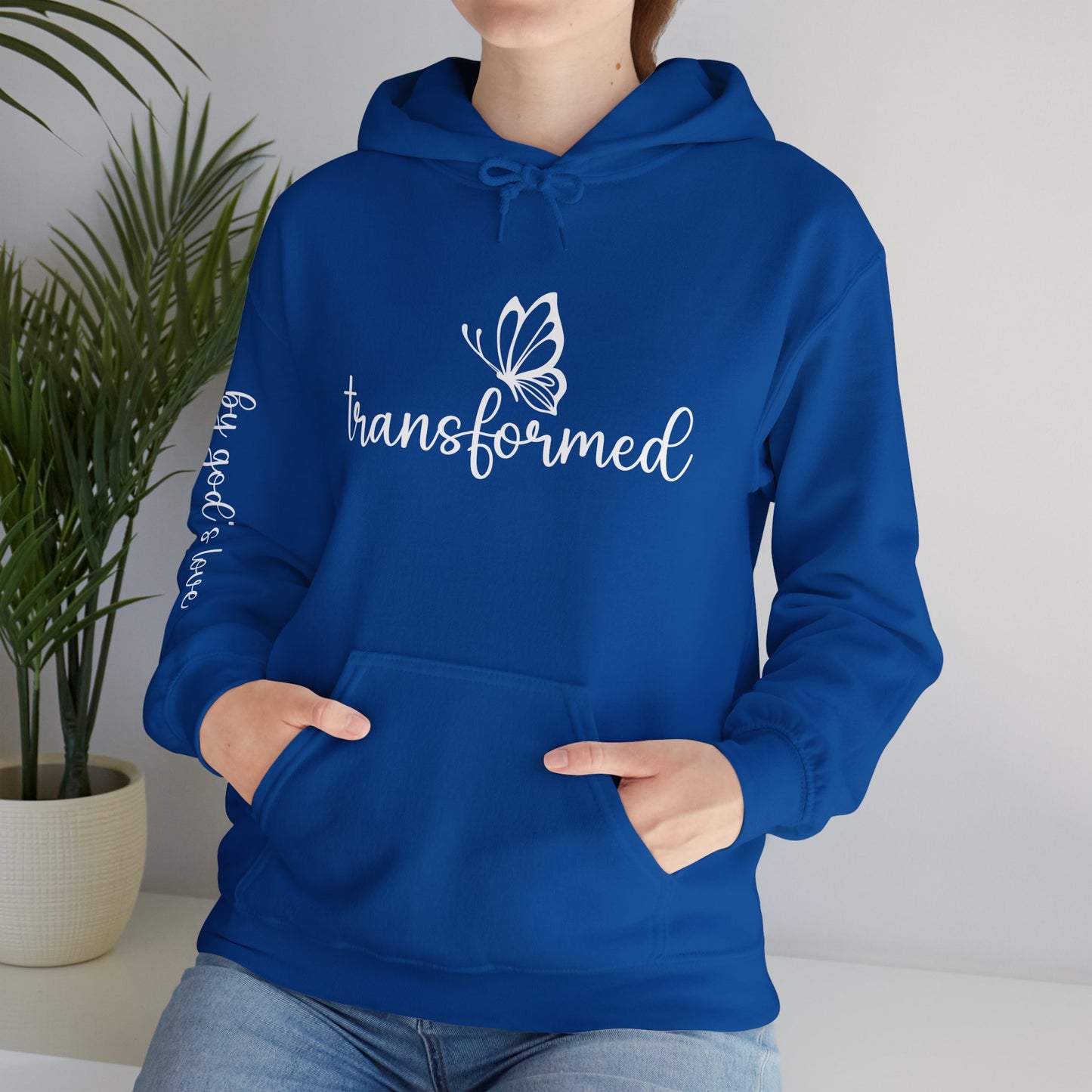 Butterfly Transformed Unisex Hoodie - God's Love Design