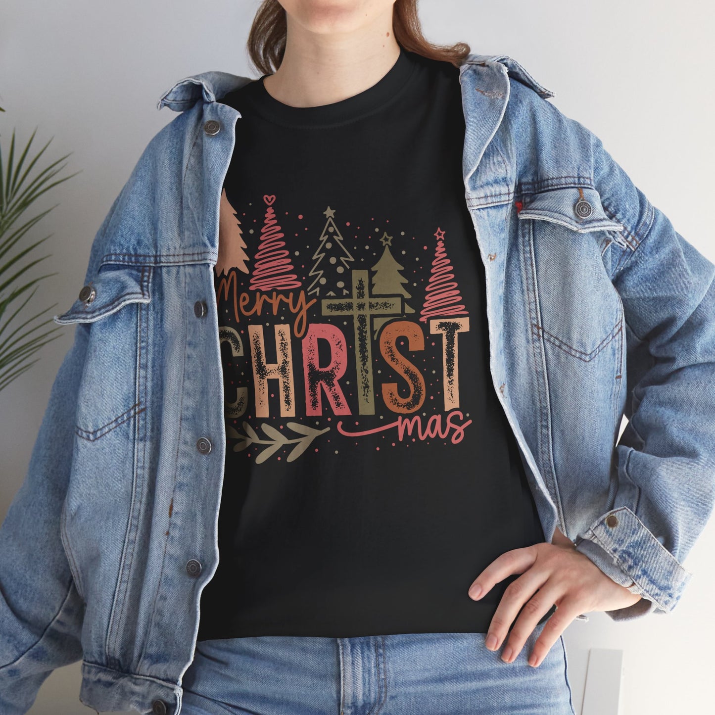 Colorful Merry Christmas Unisex tee